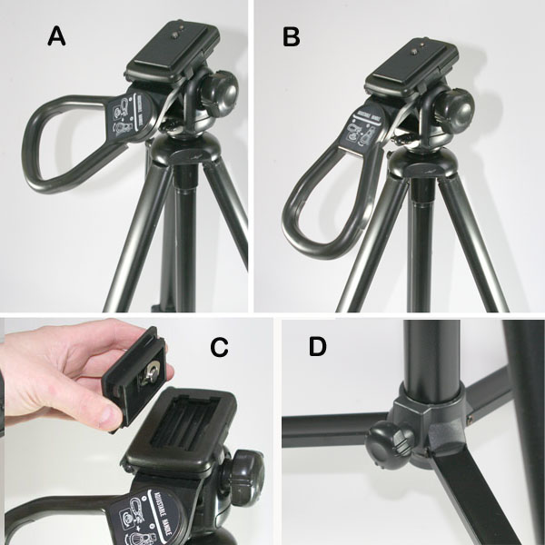 First Evolution aluminium field tripod with ultra smooth pan & tilt head for spotting scopes